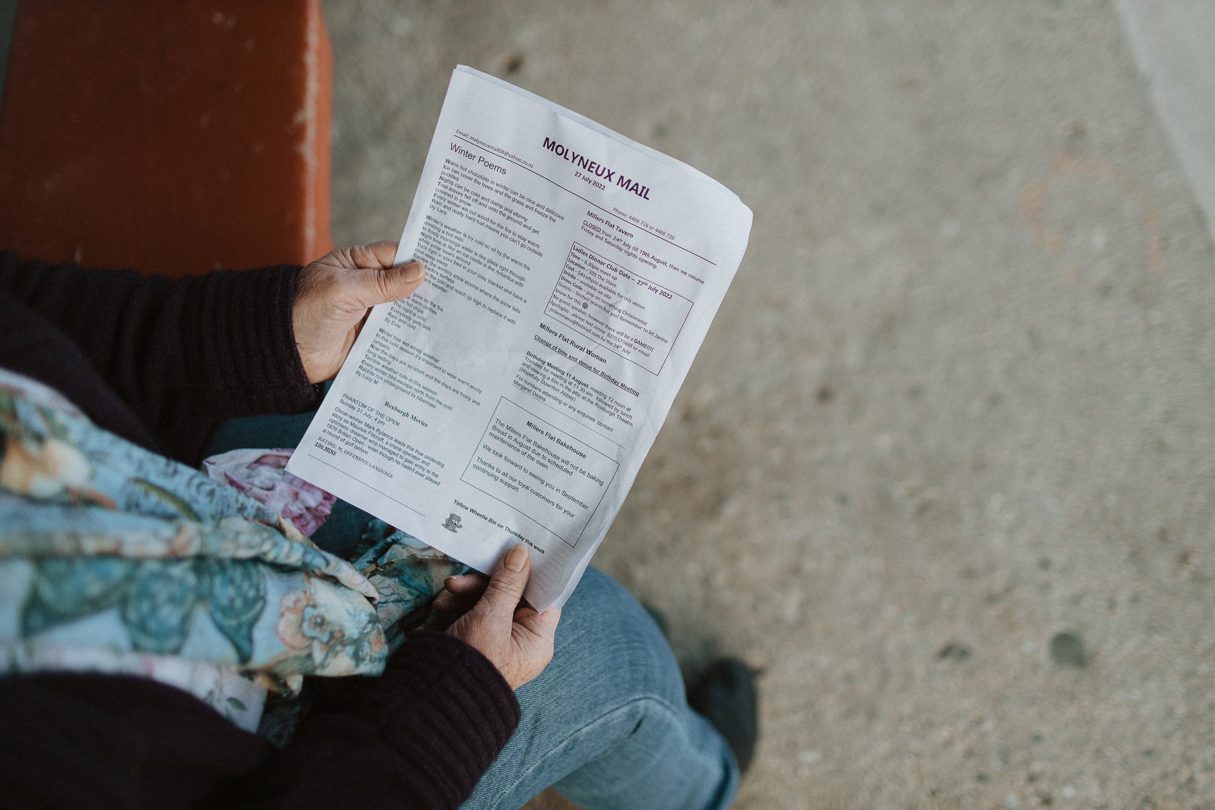 "It's just that on-hand thing that's almost habit for the locals, and it's also a great way for new people coming into the district to know what's going on as well," Joanne says.