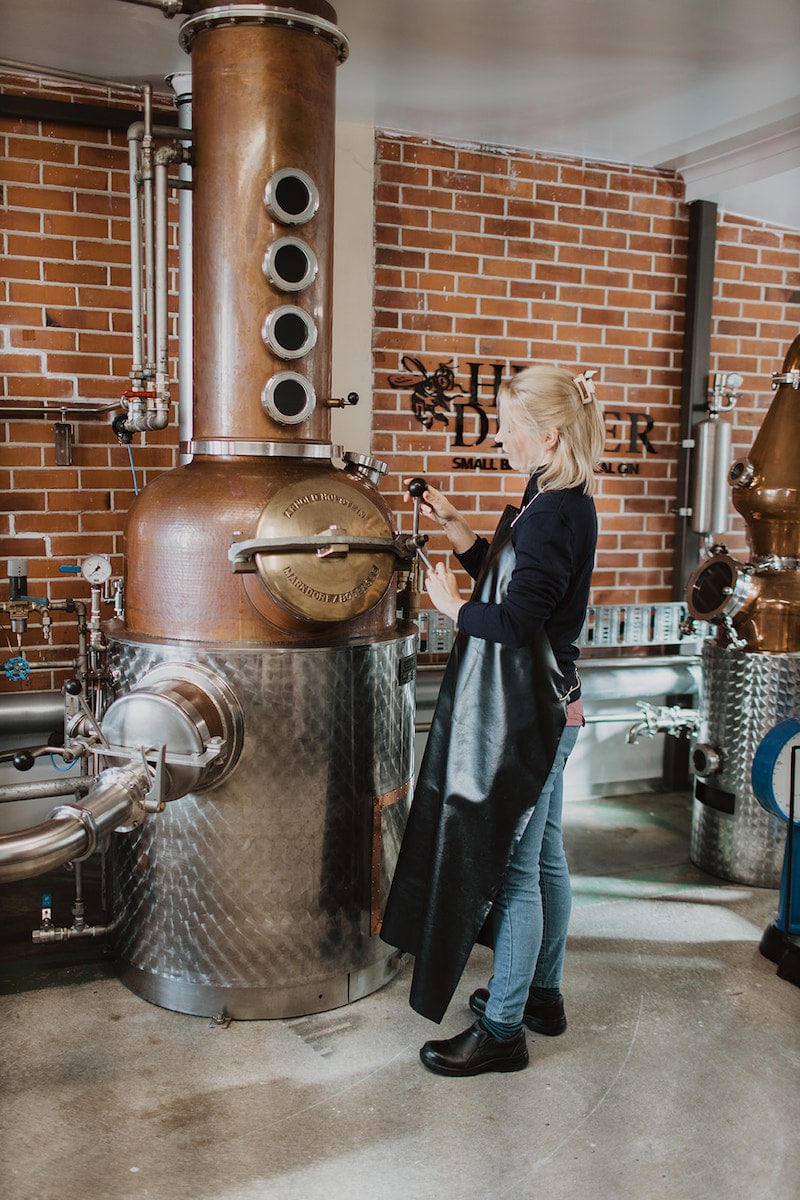 “We bought our first distiller from the cash gifts from our wedding, which was really cool. I always tell people that they’re part of the journey, too.”