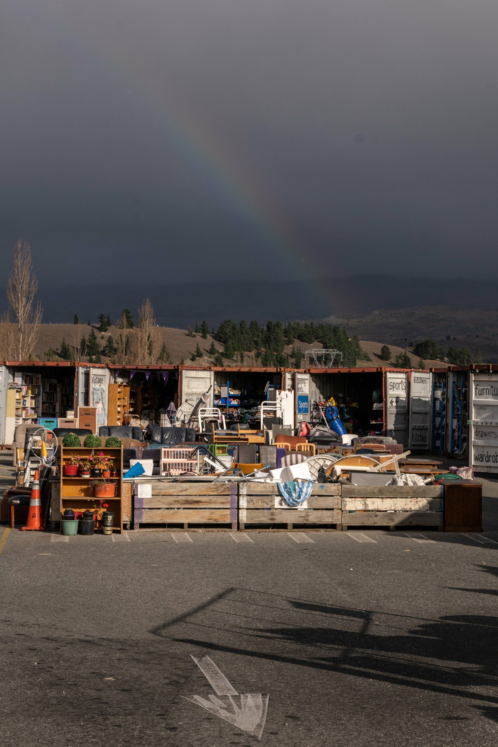 Rainbow over Wastebusters