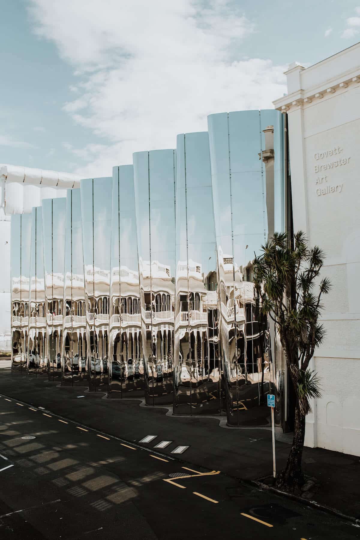 Exterior of an art gallery