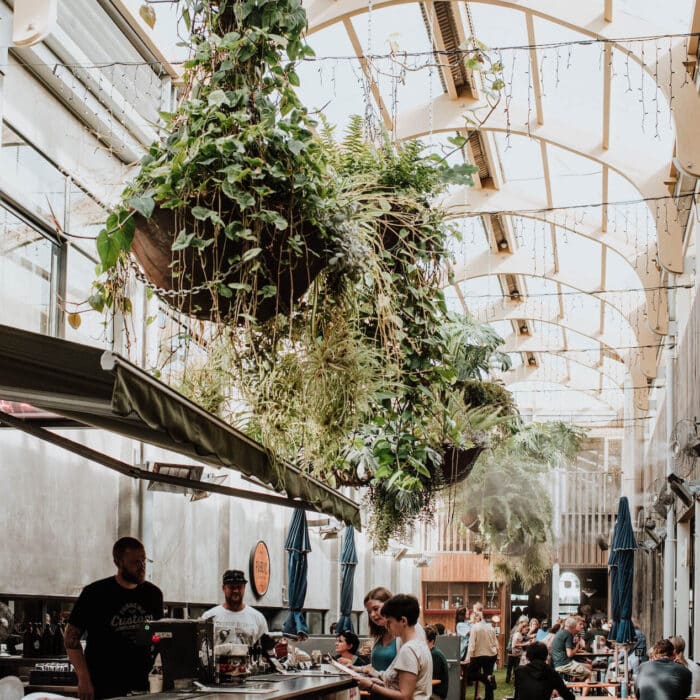 Eatery courtyard