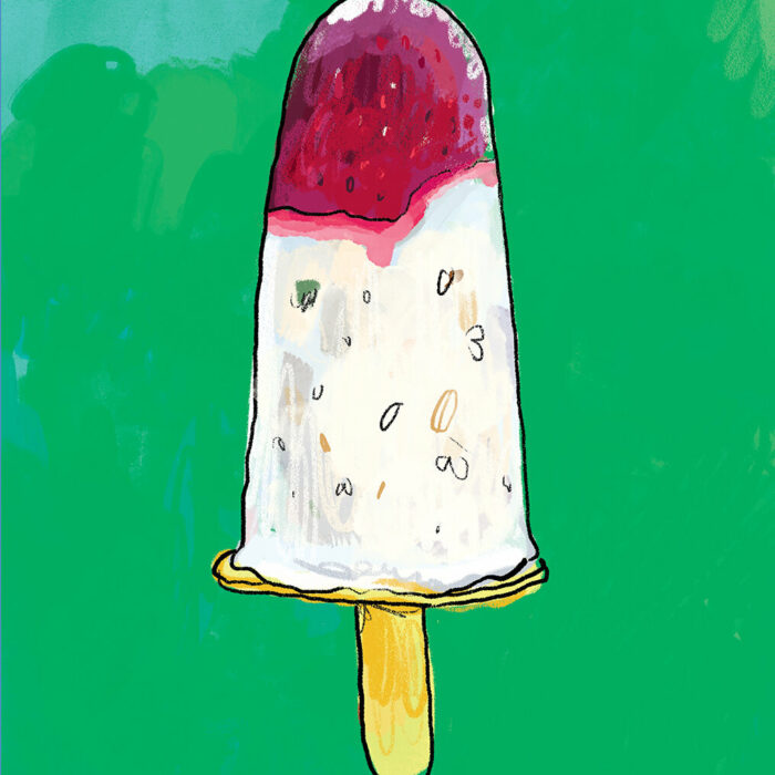 Drawing of a popsicle