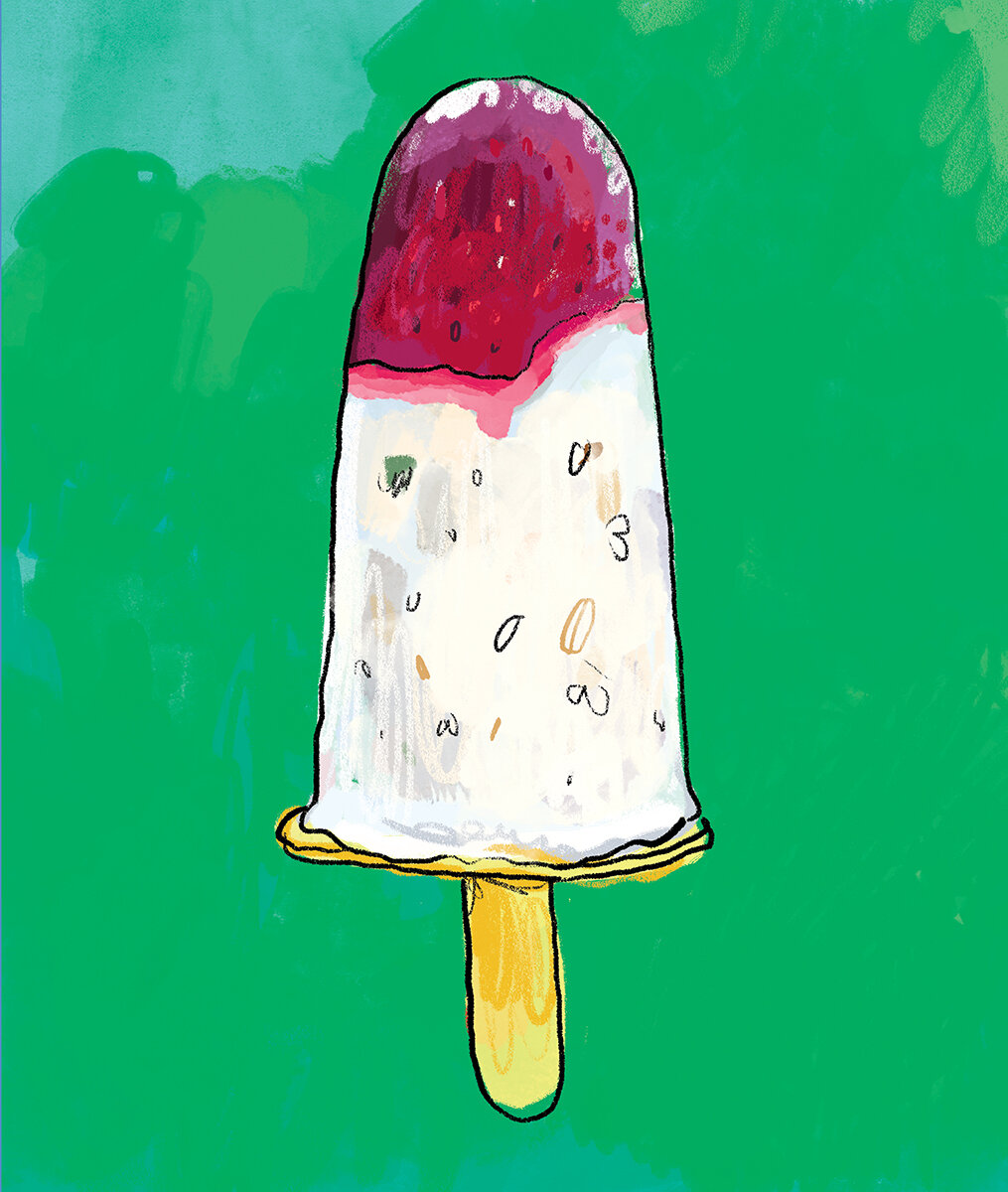Drawing of a popsicle