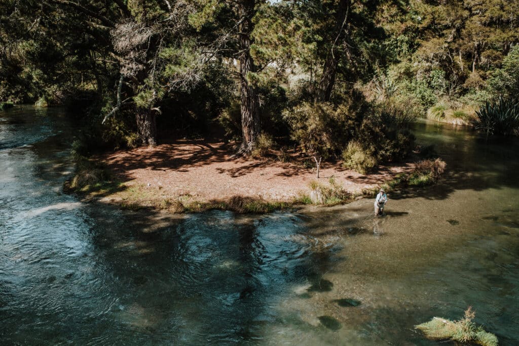 Bronwyn fly fishing