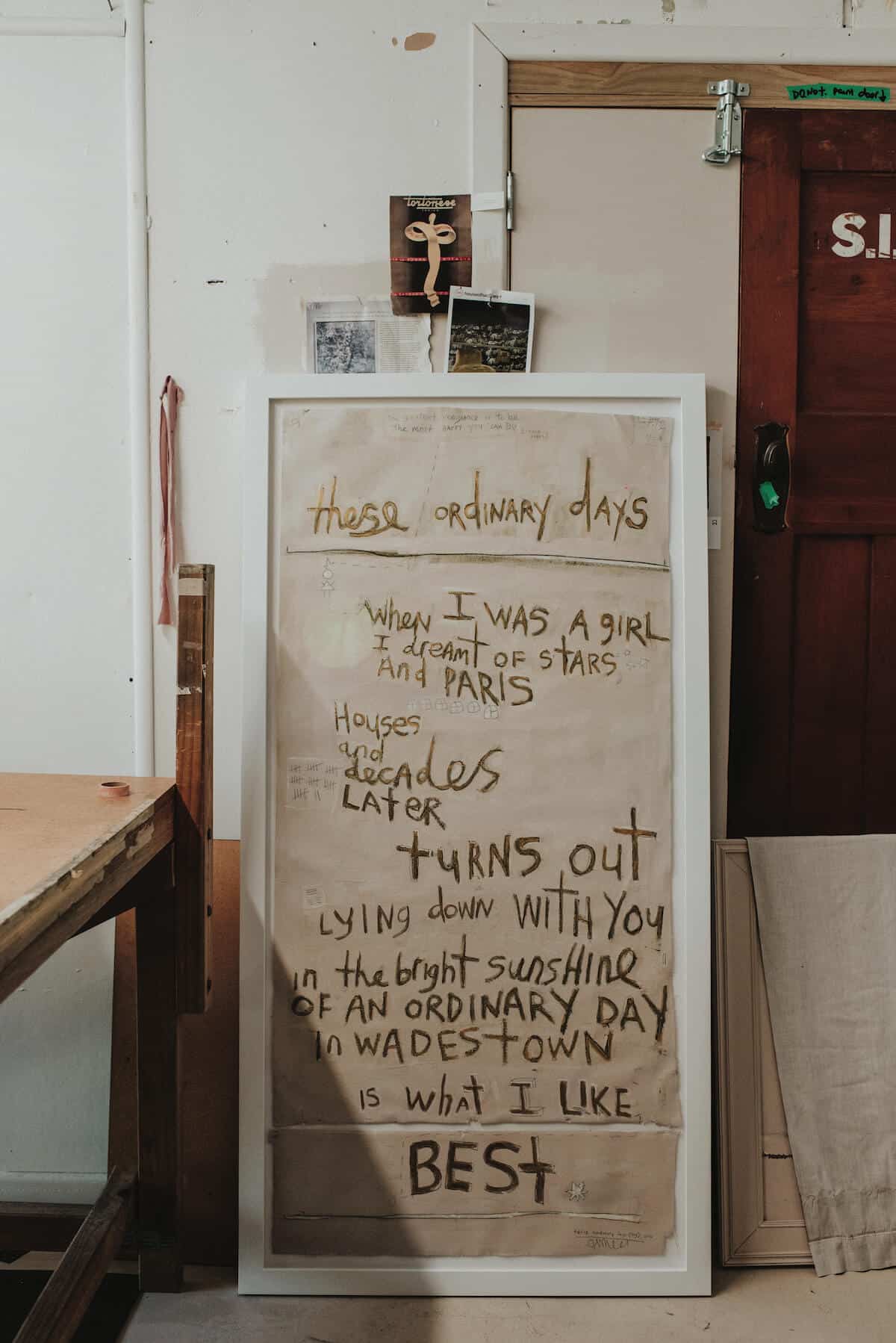 These ordinary days, an original love poem by Fleur. “The connection that I have with the people who buy my work is important to me. If my work and the words I write affect them and help them to some degree, that matters to me.”