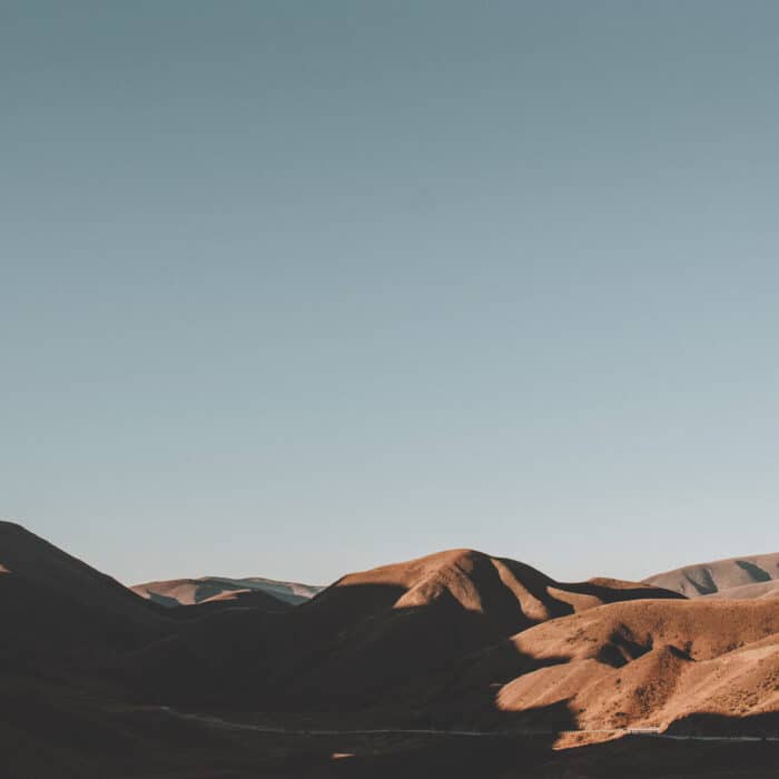 Golden hour in Lindis Pass.