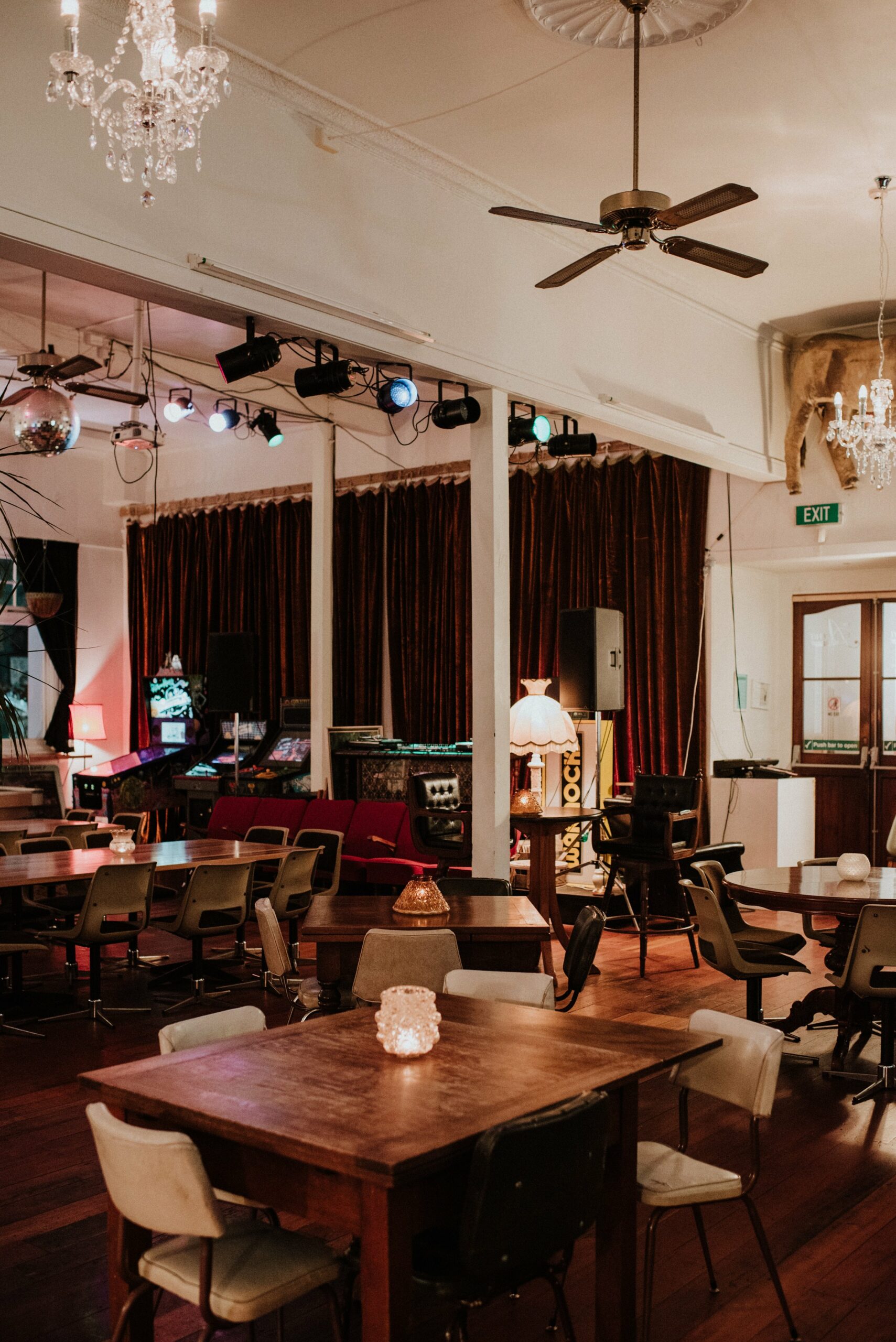 The interior of Porridge Watson.