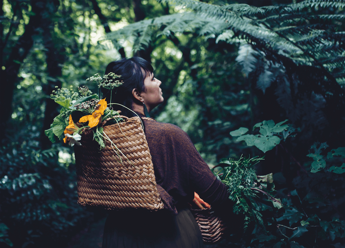 Christall in forest
