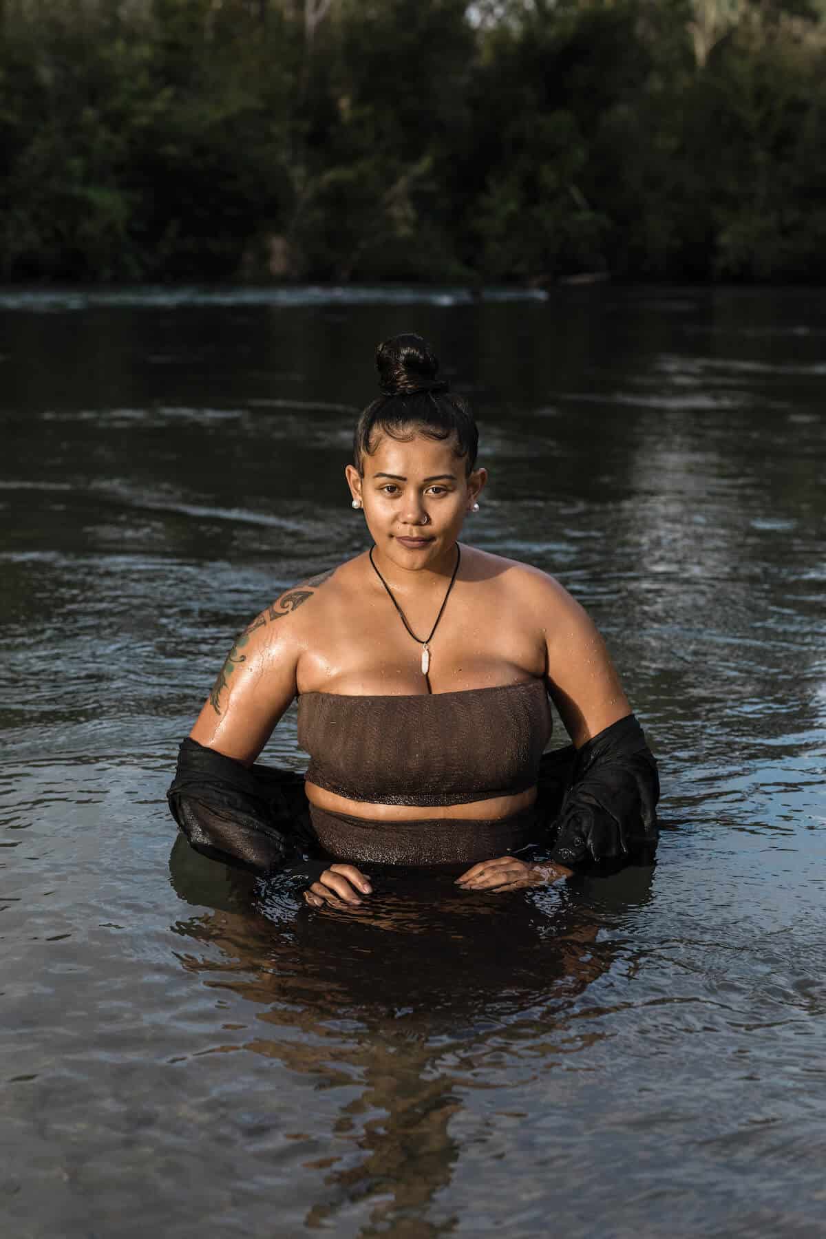 “Being out there in the rain at the river, it felt like it took my tears, it took my sorrow, it took my grief. And it just went from head to toe, out to the river, all the way out to the beach,” Taera says.