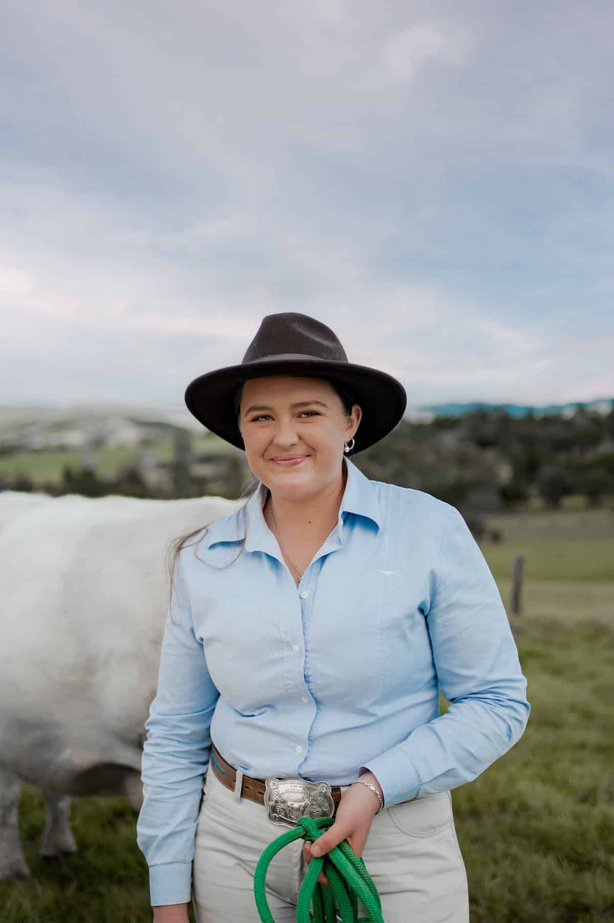 “Showing is really intense – washing, clipping and shining your animal. I absolutely love it though.” 