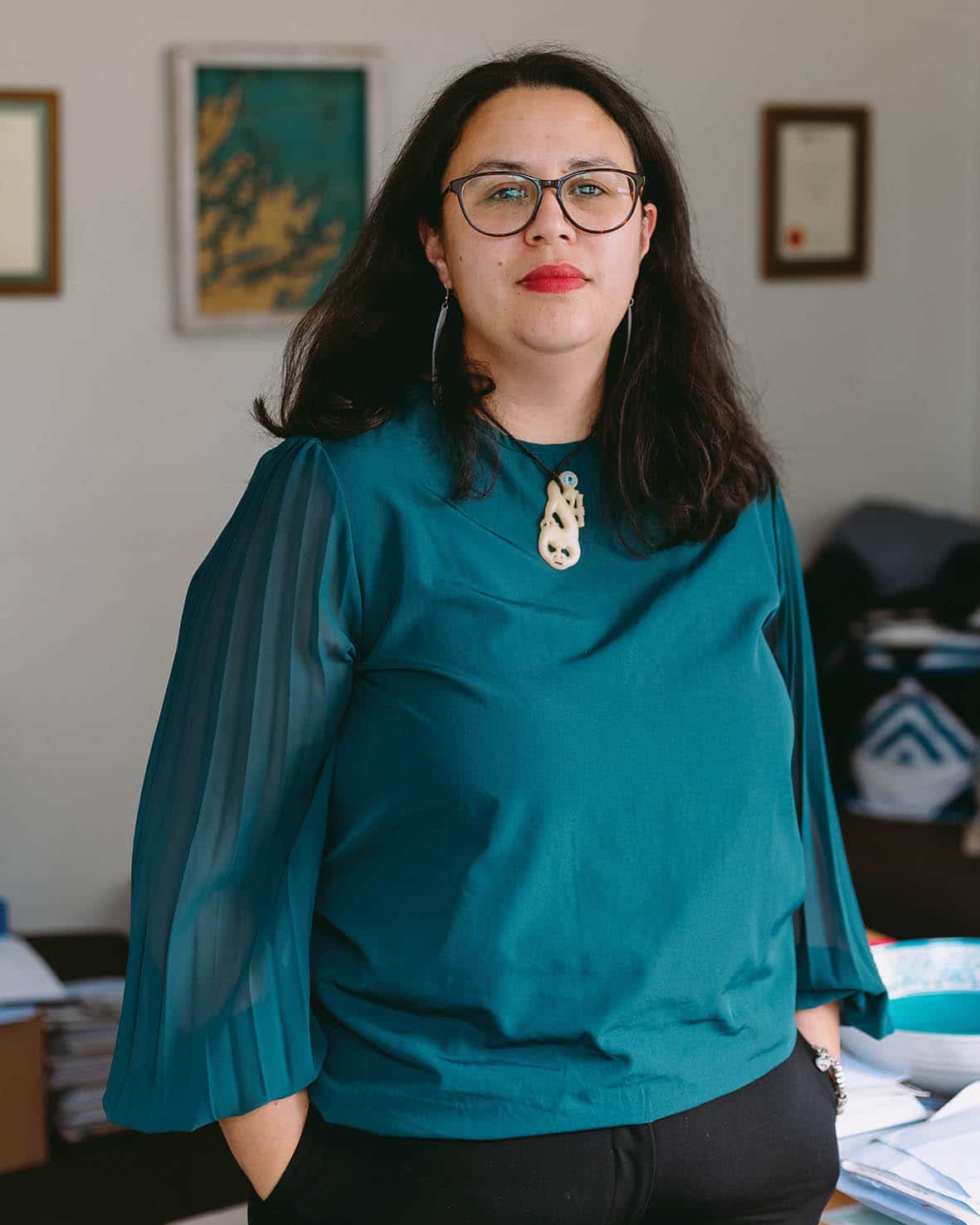 “My dad’s family had been whalers, and they did the freezing works, or trades – my dad was a builder, and 
my mum’s family were all farmers, so there wasn’t really anybody I knew who went to university,” Emma says. “So I guess my career path is just a little different and foreign to them.”