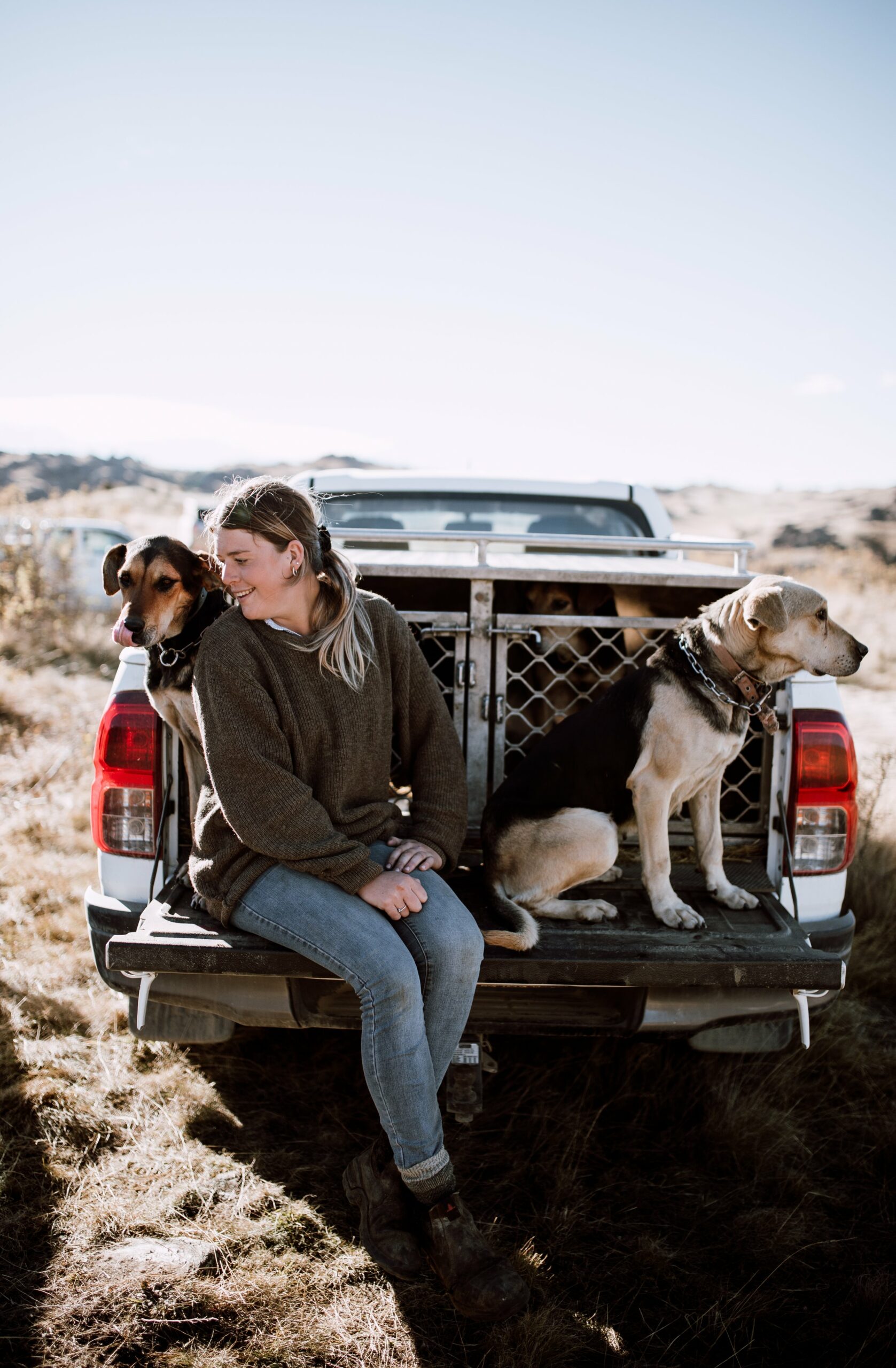 Lana is keen to get others into dog trialling. "We have a young girl cadet that works for us too; she's just got her first dog and I try to get her along with me."