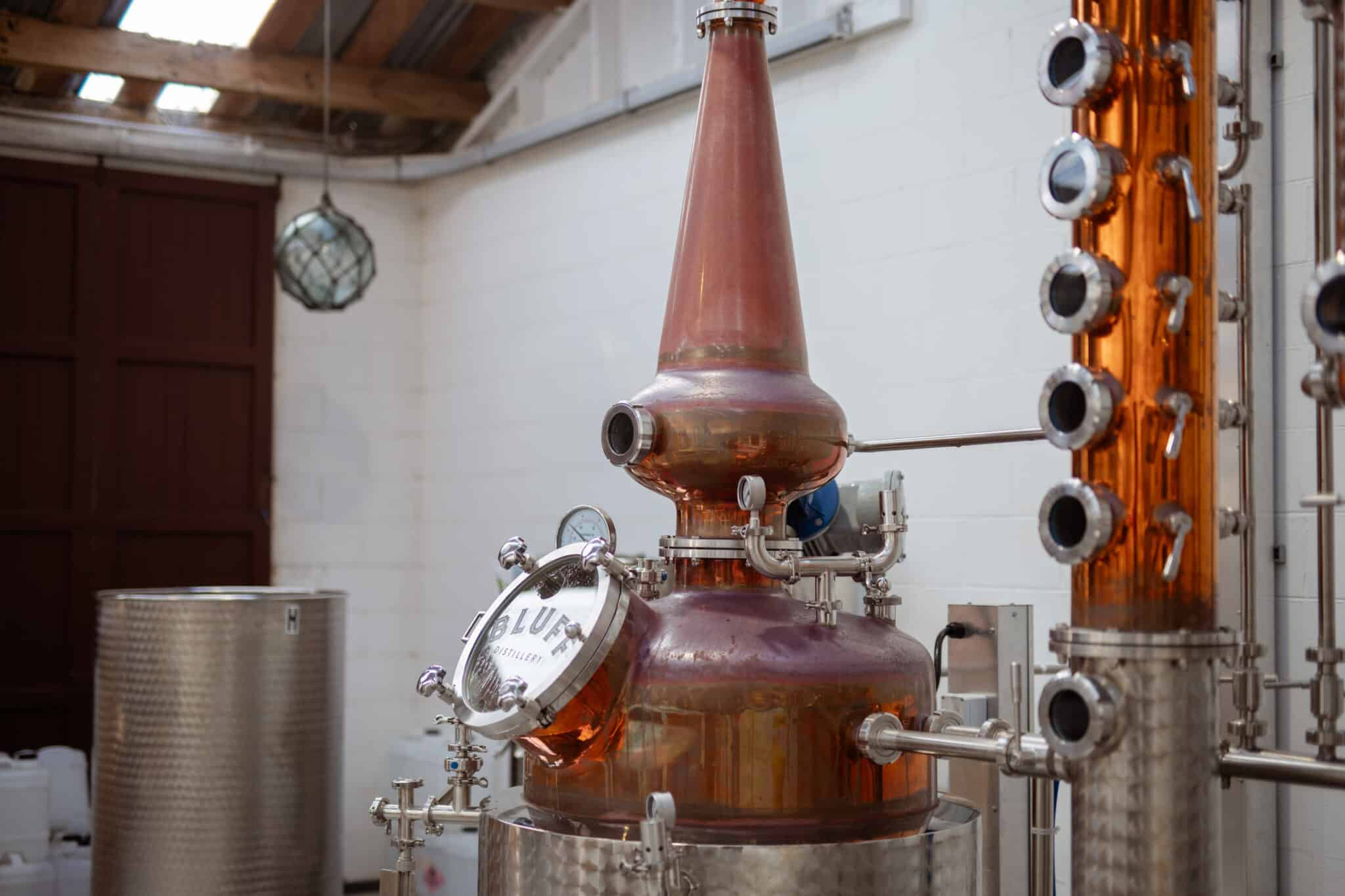 Bluff Distillery.