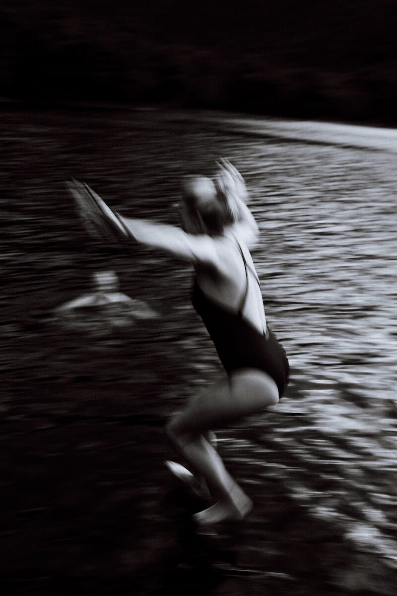 Every morning at seven o’clock, or even earlier, guests and crew partake in morning swims.