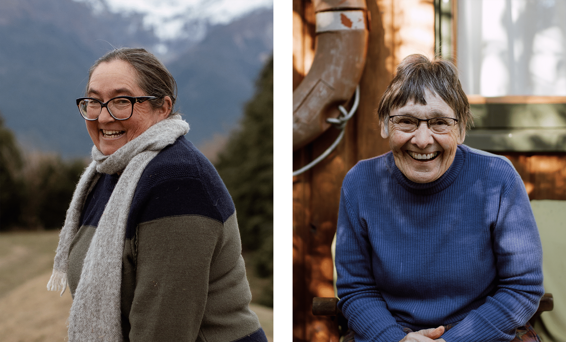 Left: Kate Scott. Right: Ruth Shaw.