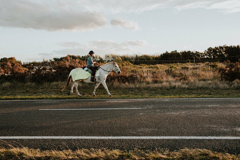 Larissa on her horse