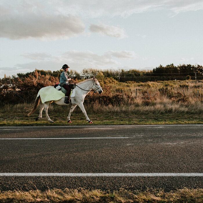Larissa on her horse