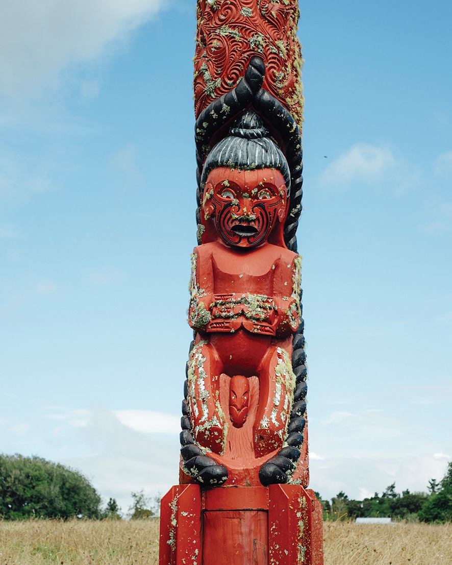 “The name Towai was originally Touwai, which came from the battle of Ruapekapeka,” says Jaycee. 
“Chief Te Aho, who was wounded in the backside during the battle, was taken to a stream coming off the pā 
to bathe his wound – hence the name, tou, meaning backside, and wai, water. Names were recorded by non-Māori 
by way of sound, so at some point the name was recorded as Towai, losing the correct spelling.”
