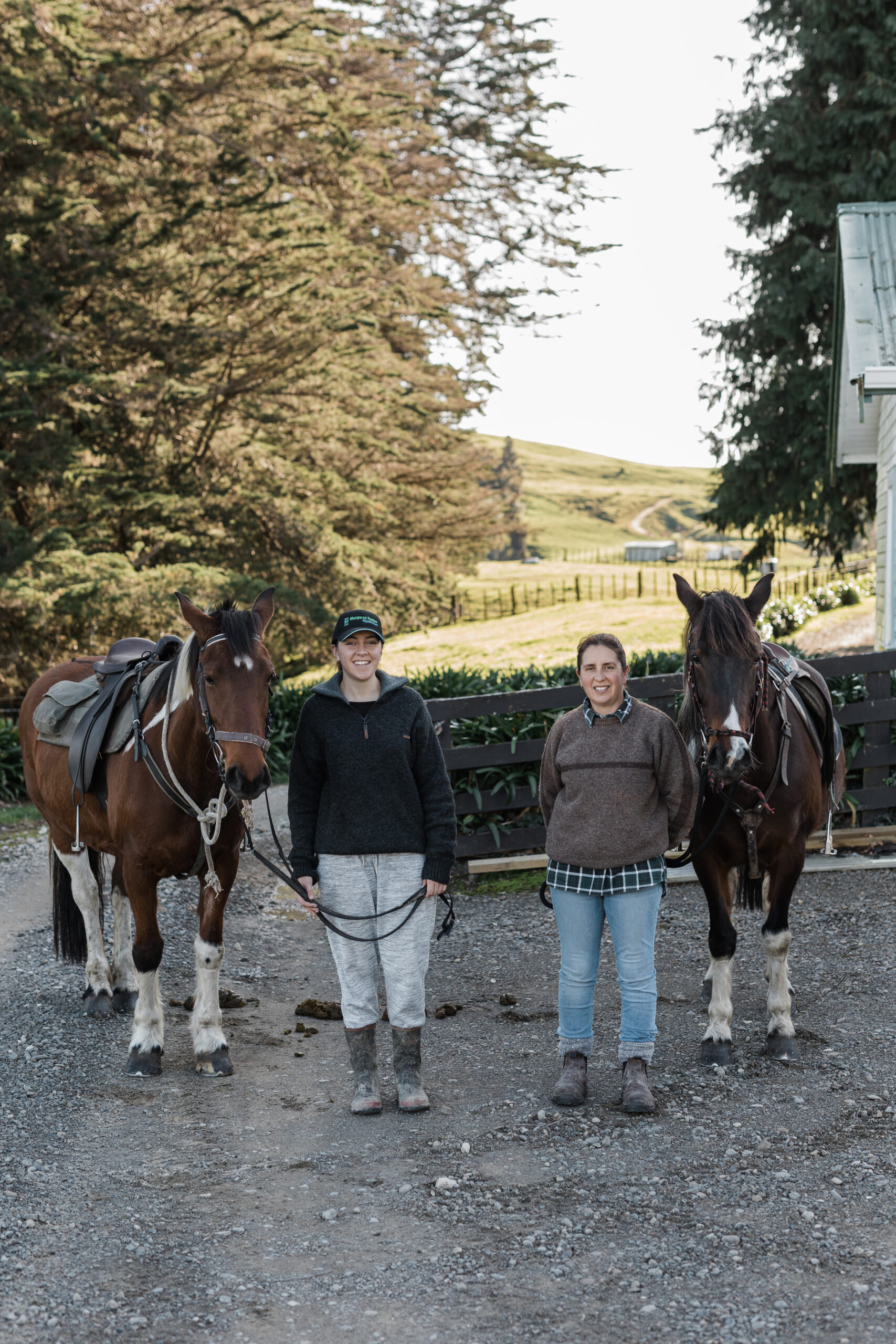 "I was three when we moved here so I've been here most of my life," Ariana, left, says. "I went to boarding school down in Hawke's Bay, went to uni and did a Bachelor of Agricommerce at Massey, majoring in Māori Agribusiness, and now I'm working for Rabobank in Gisborne. My brothers and I are still young and we aren't sure what the future holds for us. The important part is to keep talking about it, so we know where everybody's at and what they're thinking."