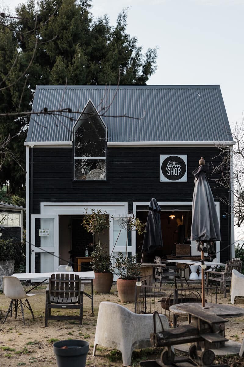 the farm shop building