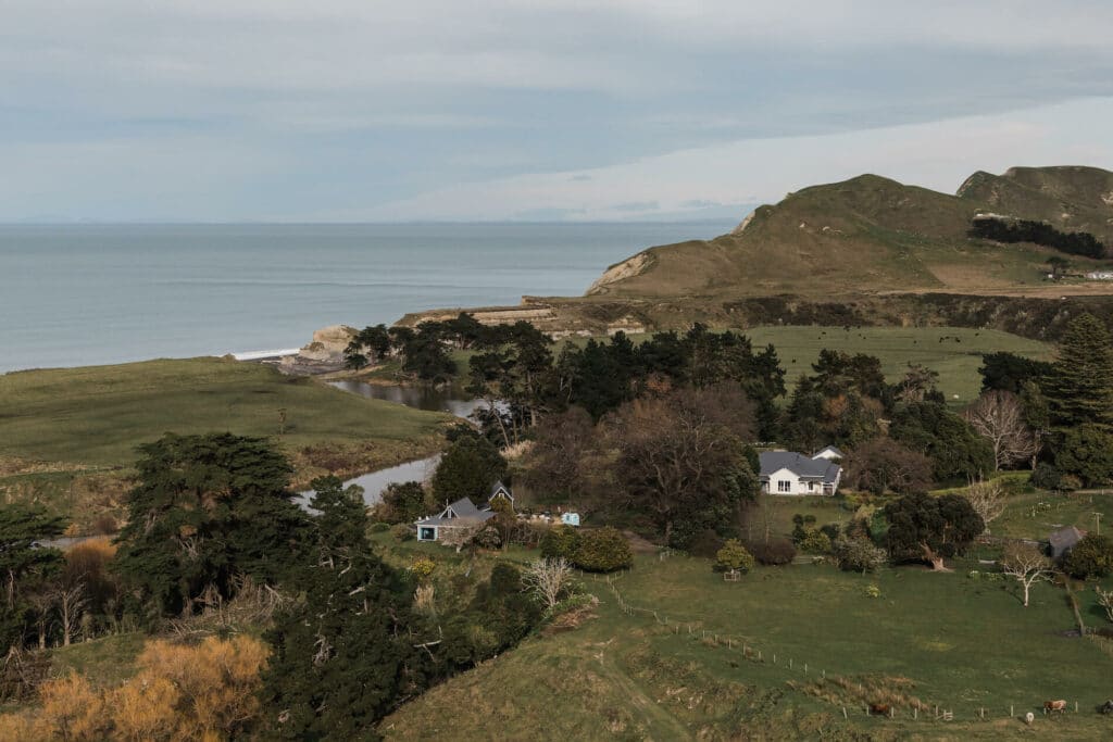 landscape view of Wairoa near the coast