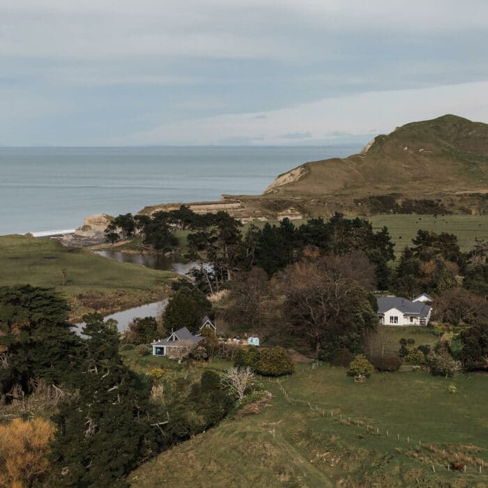 landscape view of Wairoa near the coast