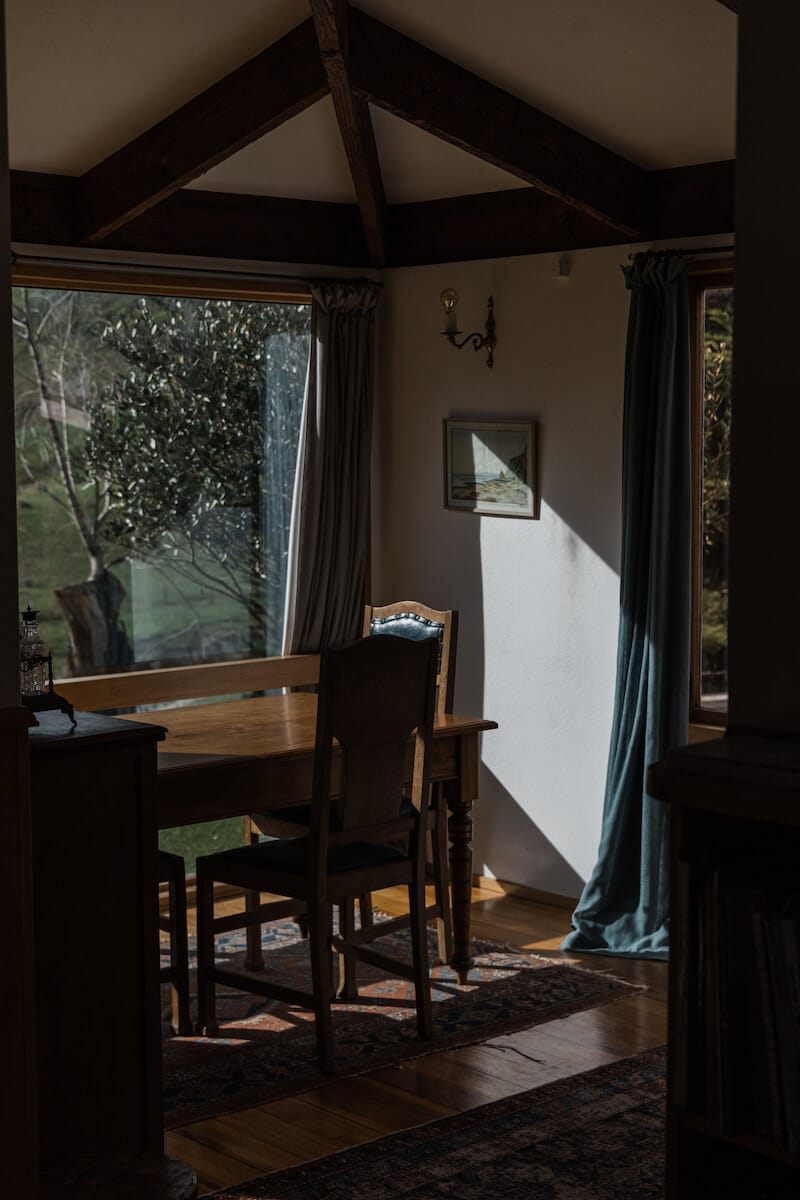 inside the cottage