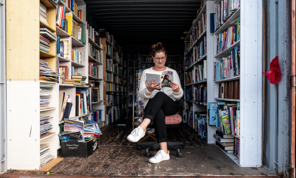 Alexia reading a book