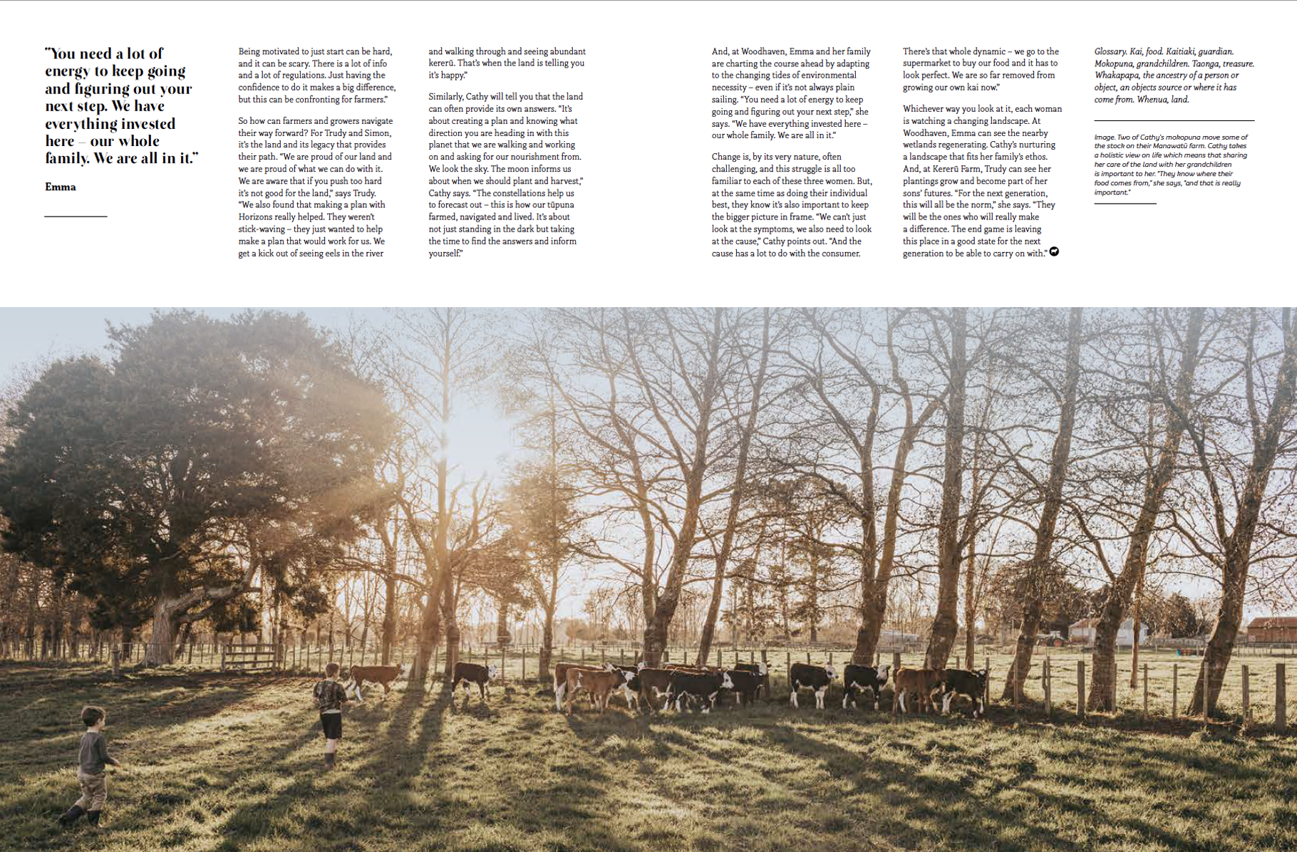 Exerpt of Sherperdess spring edition
