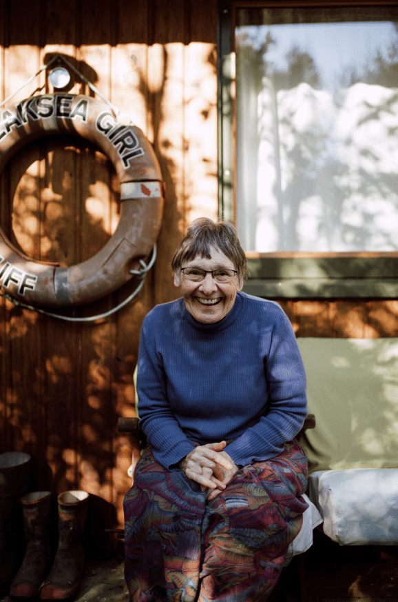 “I can’t see myself living in a sterile house. Our house is always jam-packed full. An elderly friend whose small house is total chaos has a sign that says, ‘Boring woman have tidy houses’ – I can relate to that!”