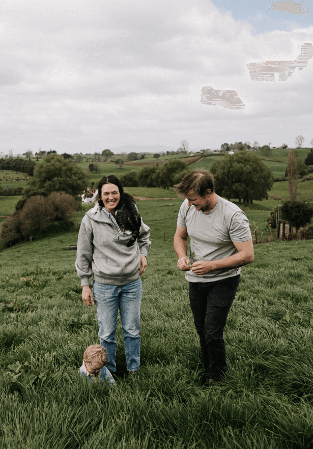 . Emma, Beau and Chris. Emma says, “Things change pretty rapidly around here so having an amazing partner like Chris is key, because we both adapt as fast as each other as things change. We have to be pretty organised and there’s lots of living week-by-week, but the biggest spanner in the works is when Beau gets sick. That changes the course of everything.”
