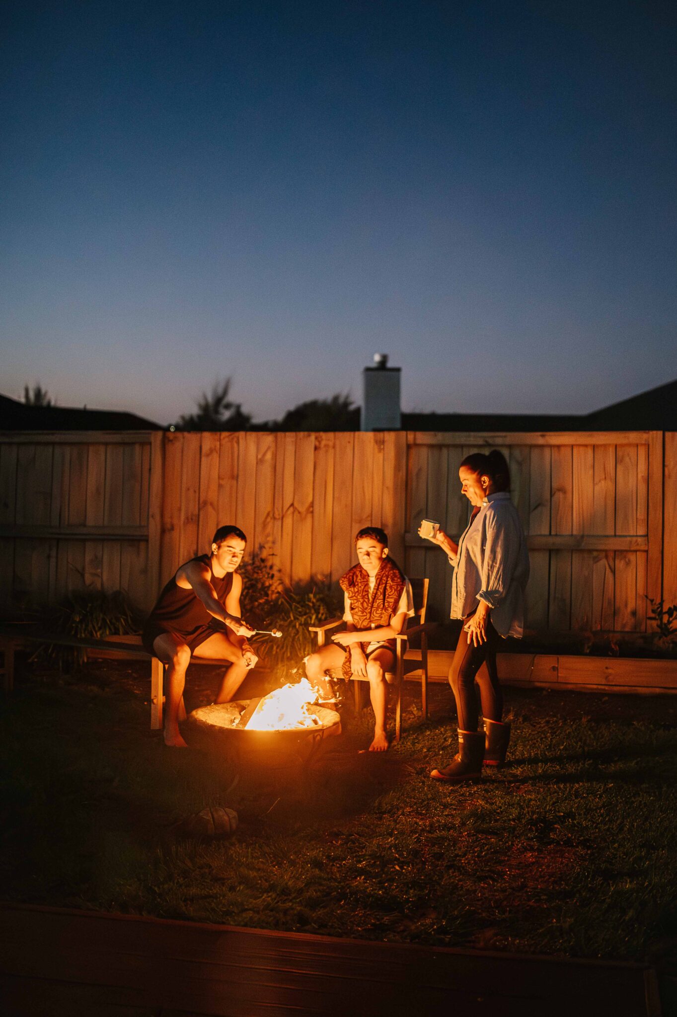 “My kids remember my dad, their papa, but they never met my mum,” says Wiki. “I still see her in them, in lots of little ways. Two of my boys have the same eye colour as her, a caramel-chocolatey brown, and then there are little mannerisms that remind me so much of her.”  