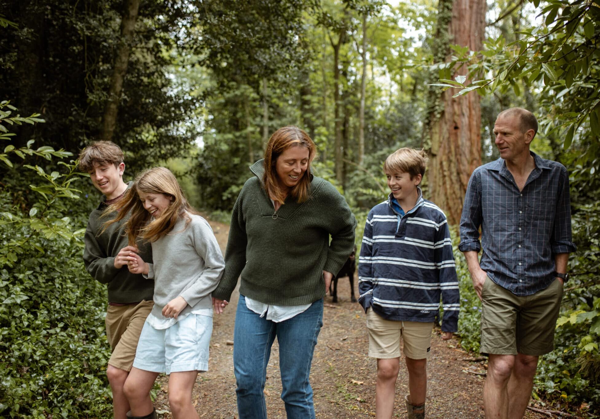 Kate and David with Leo, Harriet and Otto.