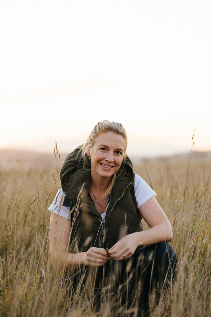 Becks Smith in a field