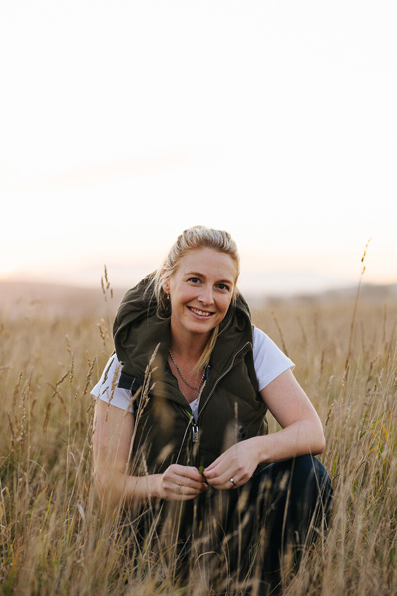 Becks Smith in a field
