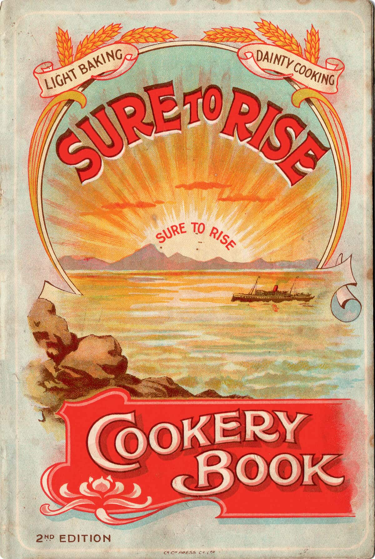 The cover of the 1910 second edition Edmonds' Cookery Book.