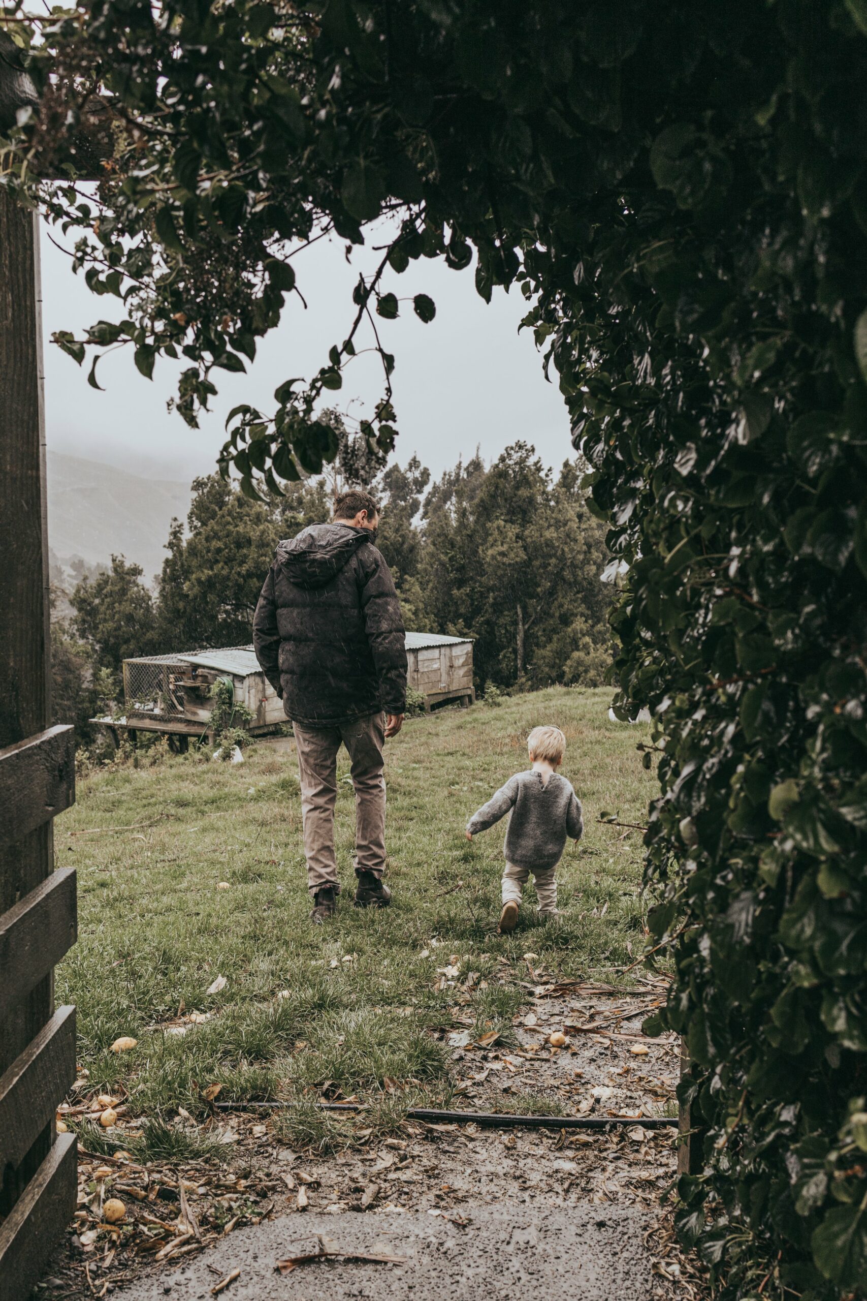 Man and son